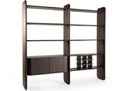 Bookshelf wooden shelf cabinet office furniture designer modern partition shelves